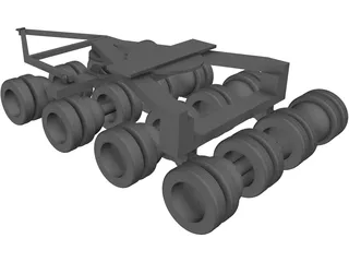 Jinker Truck 4x8 3D Model preview