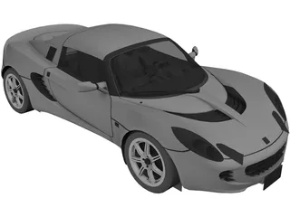 Lotus Elise S2 3D Model preview