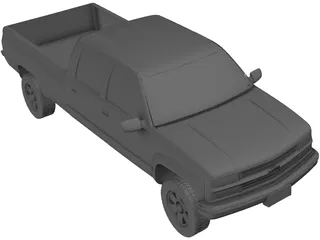 Chevrolet Silverado 3D Model preview