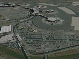 Newark International Airport 3D Model preview