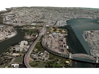 New York City Bronx 3D Model preview