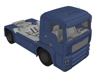 MAN TGA 3D Model preview
