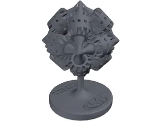 Mendell Brain Gear 3D Model preview