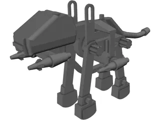 Mechanical Dinosaur Toy 3D Model preview