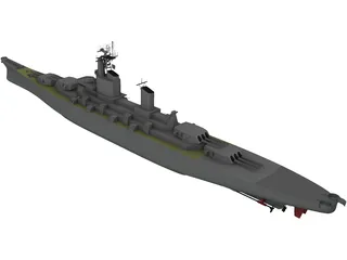 USS Montana 3D Model preview