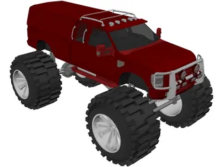 Ford Super Duty 3D Model preview