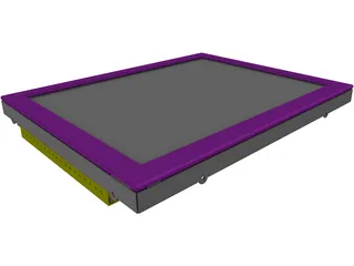 Monitor 3D Model preview