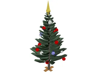 Christmas Tree 3D Model preview