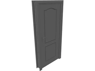 Western Door 3D Model preview