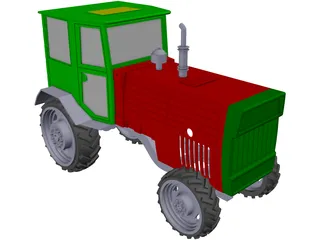 Tractor 3D Model preview