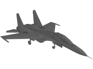 Sukhoi Su-30 3D Model preview
