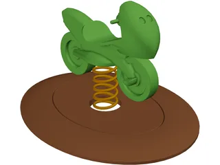 Children Playground Toy 3D Model preview