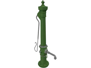 Water Pump 3D Model preview