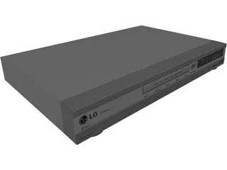 LG DVD Player 3D Model preview