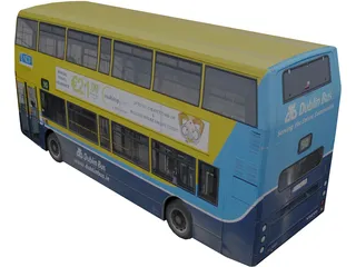 Dublin Bus 3D Model preview