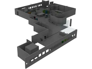 Office 3D Model preview