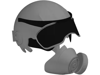 Helmet 3D Model preview