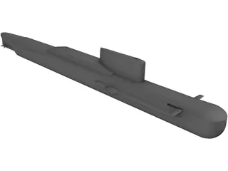 Sarov Class Submarine 3D Model preview