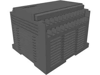Mitsubishi PLC 3D Model preview