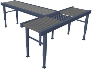 Conveyor Belt 3D Model preview