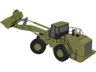 Caterpillar 998H 3D Model preview