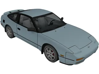 Nissan 240SX 3D Model preview