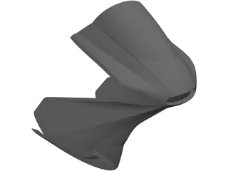 Motorcycle Bodywork 3D Model preview