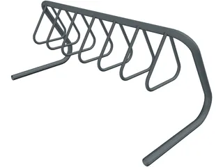 Bike Rack 3D Model preview