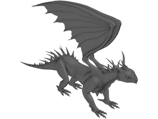 Dragon 3D Model preview