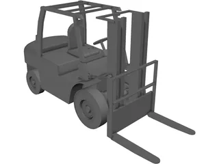 Forklift 54in 3D Model preview