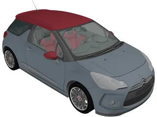 Citroen DS3 Sport (2011) 3D Model preview