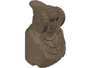 Maya Head 3D Model preview