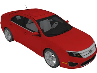 Ford Fusion (2010) 3D Model preview