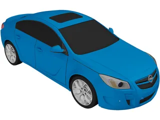 Opel Insignia OPC 3D Model preview