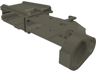 AR-15 Lower Receiver 3D Model preview