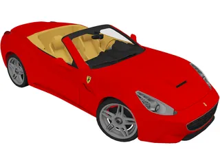 Ferrari California 3D Model preview