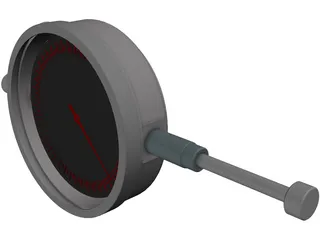 Plunger Dial Indicator 3D Model preview