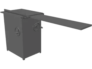Circular Saw Table 3D Model preview