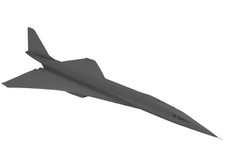 Tupolev Tu-144 3D Model preview