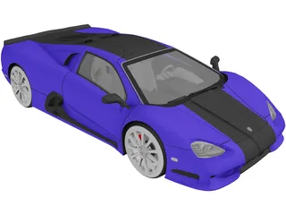 SSC Ultimate Aero 3D Model preview