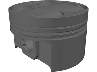 BMW S54 Engine Piston 3D Model preview