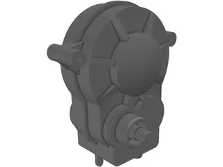 Quaife QBA2R Drivebox 3D Model preview
