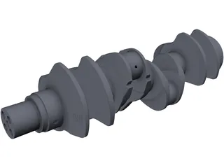 Crankshaft 3D Model preview