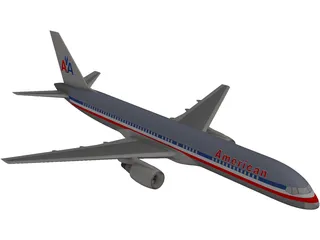 Boeing 737 3D Model preview
