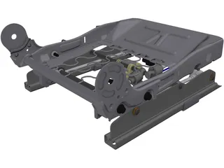Car Seat 3D Model preview