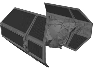 Star Wars Tie Fighter 3D Model preview
