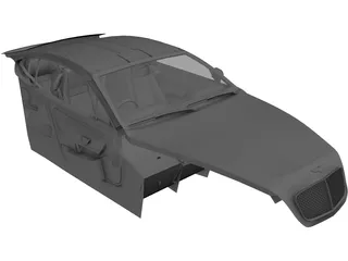 Interior Bentley Continental GT (2004) 3D Model preview