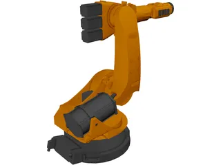 Kuka KR100-140 Robot 3D Model preview