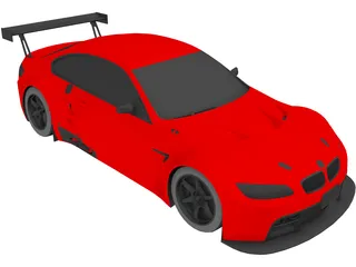BMW M3 GT2 3D Model preview