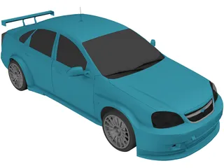 Chevrolet Lacetti WTCC 3D Model preview